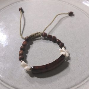 *Free Add On* Wooden Charms Tropical Bracelet